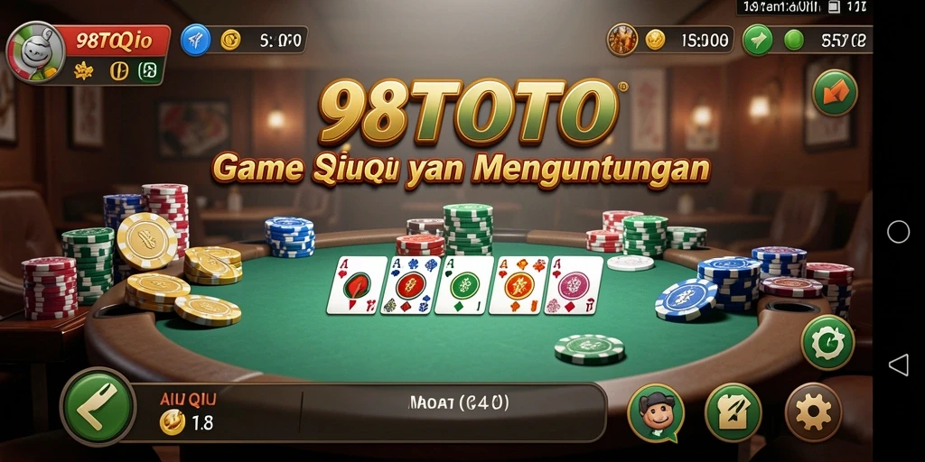 Gameplay QiuQiu yang seru dan interaktif di 98TOTO.
