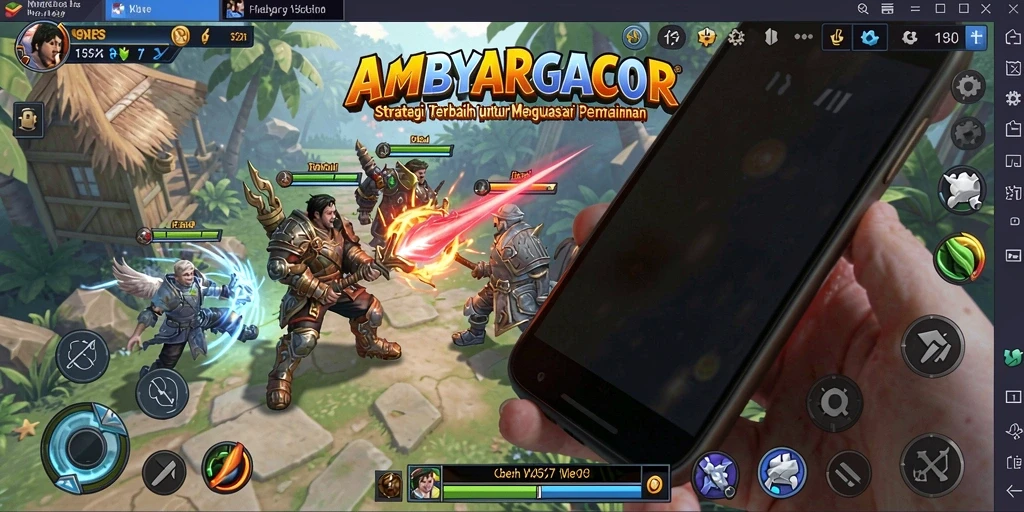 Tampilan gameplay menarik dari AMBYARGACOR yang penuh strategi.