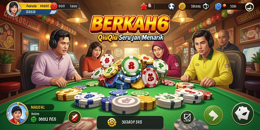 Tampilan menarik dalam permainan QiuQiu BERKAH6.