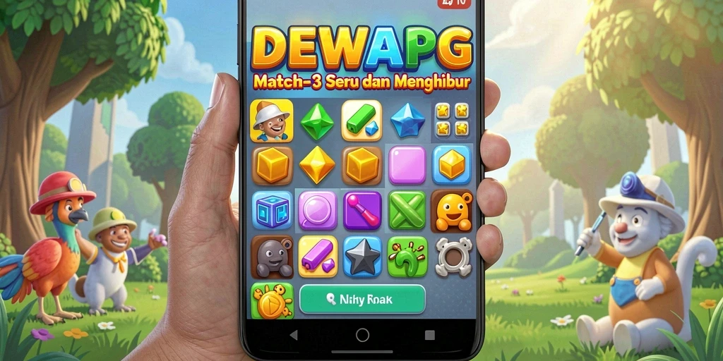 Tampilan gameplay menawan dan seru di DEWAPG.