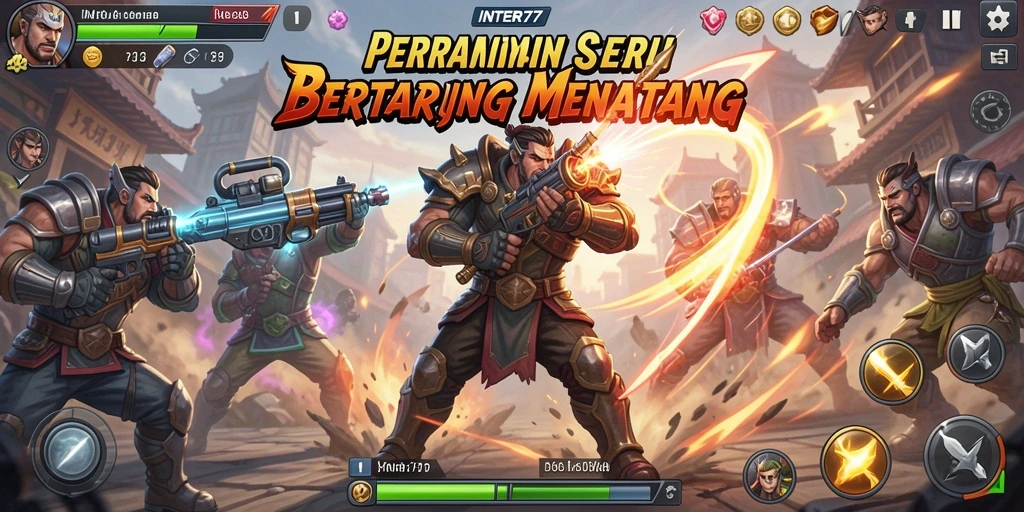Tampilan gameplay INTER77 yang mendebarkan dan penuh aksi.