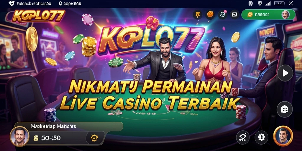 Tampilan menarik dari gameplay KOPLO77 dalam kategori Live Casino.