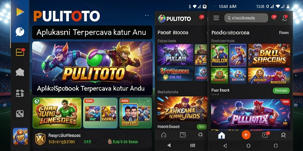 Tangkapan layar utama PULITOTO menampilkan antarmuka taruhan yang menarik.