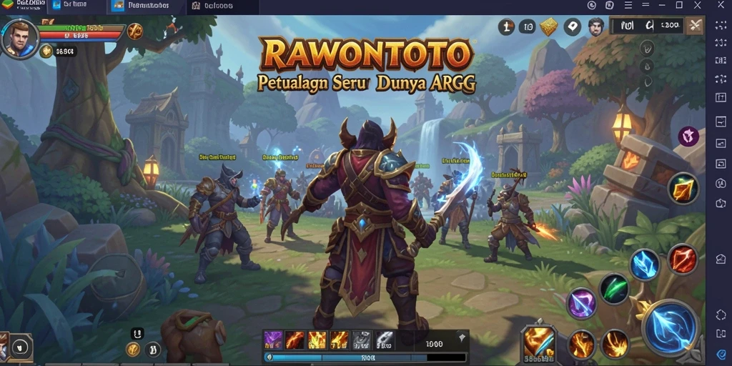 Tampilan menarik dari gameplay RAWONTOTO yang memukau.