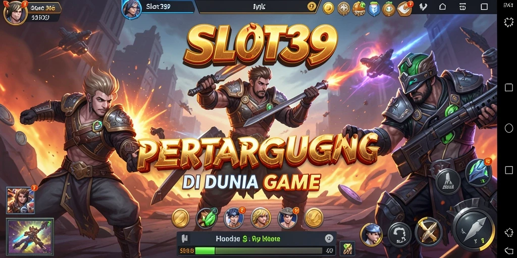 Tampilan menegangkan dari duel karakter dalam SLOT39.