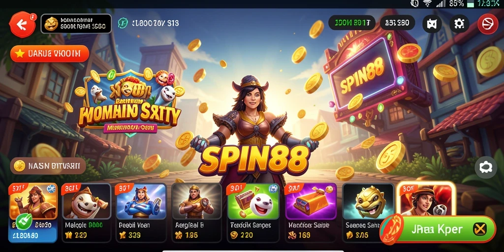 Tampilan menarik dari gameplay SPIN88 yang menghibur.