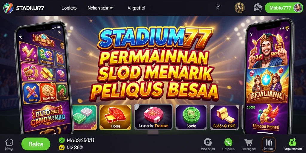 Screenshot STADIUM77 menampilkan tampilan menarik dari permainan Slot yang mengasyikkan.