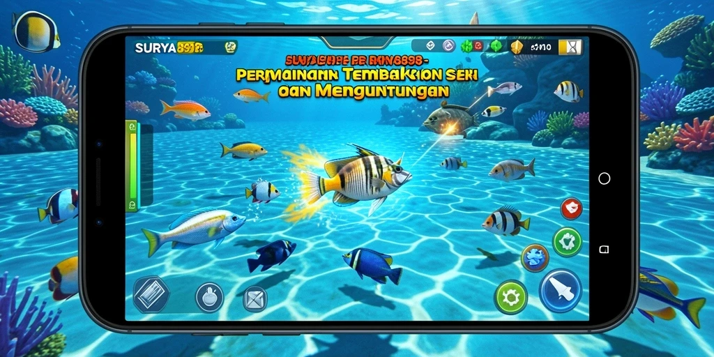 Tampilan menarik dari gameplay Tembak Ikan di SURYA898.