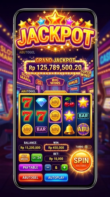 Tampilan antarmuka abutogel yang bersih dan intuitif.